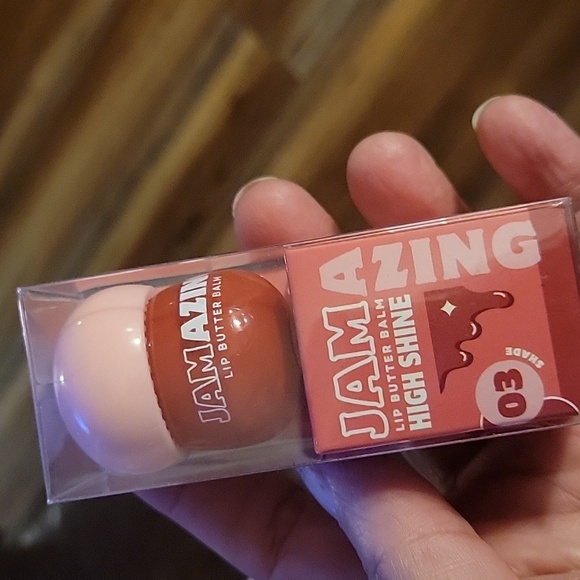 Jam Azing Lip Butter Balm High Shine 03 Sweet Fig Jam New - Picture 1 of 4